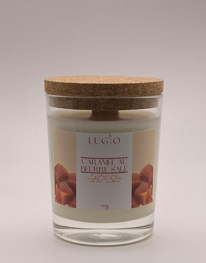 Bougie caramel au beurre salé 140g