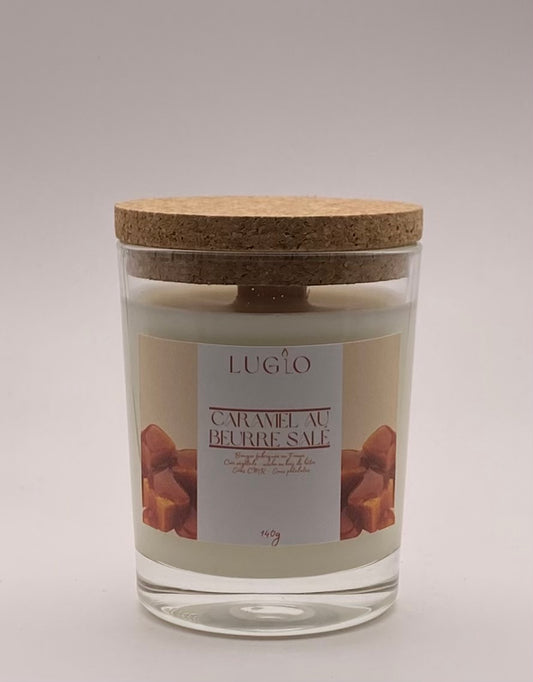 Bougie caramel au beurre salé 140g