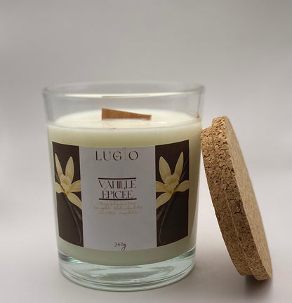 Bougie vanille épicée 340g