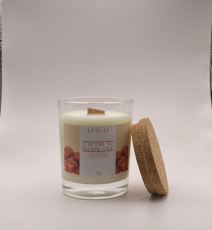 Bougie caramel au beurre salé 140g