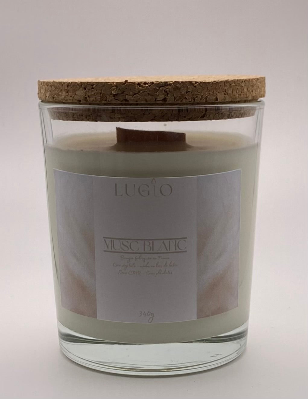 Bougie musc blanc 340g