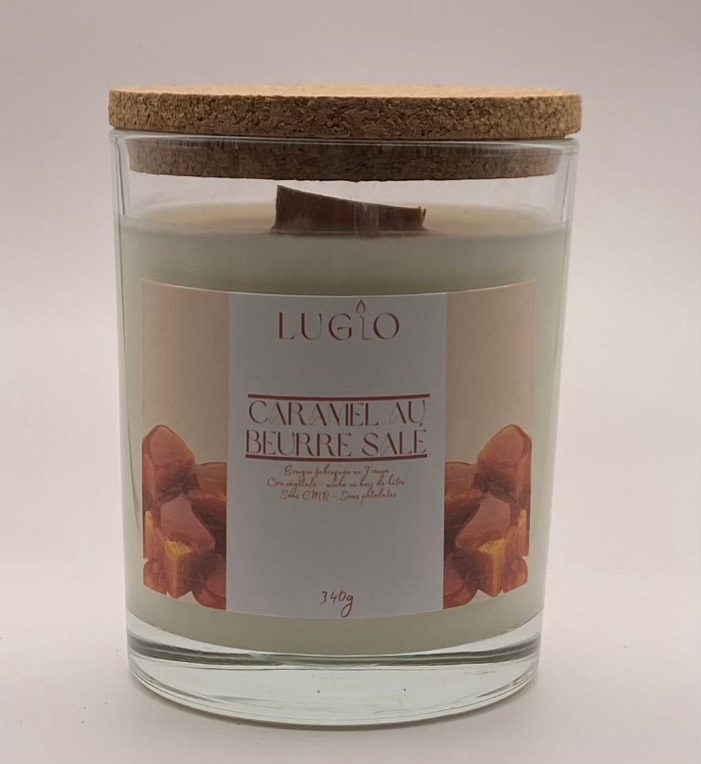 Bougie caramel au beurre salé 340g