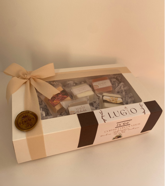 Coffret de fondants parfumés boisé