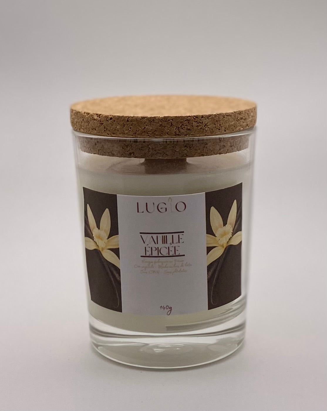 Bougie vanille épicée 140g