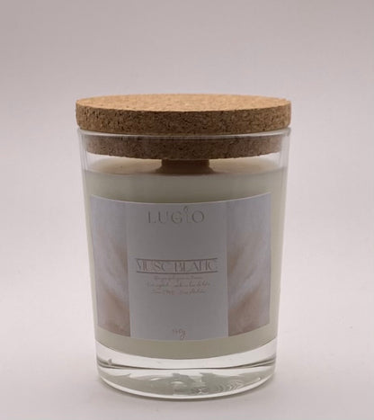 Bougie musc blanc 140g