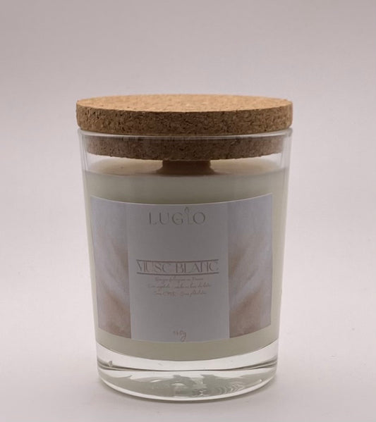 Bougie musc blanc 140g