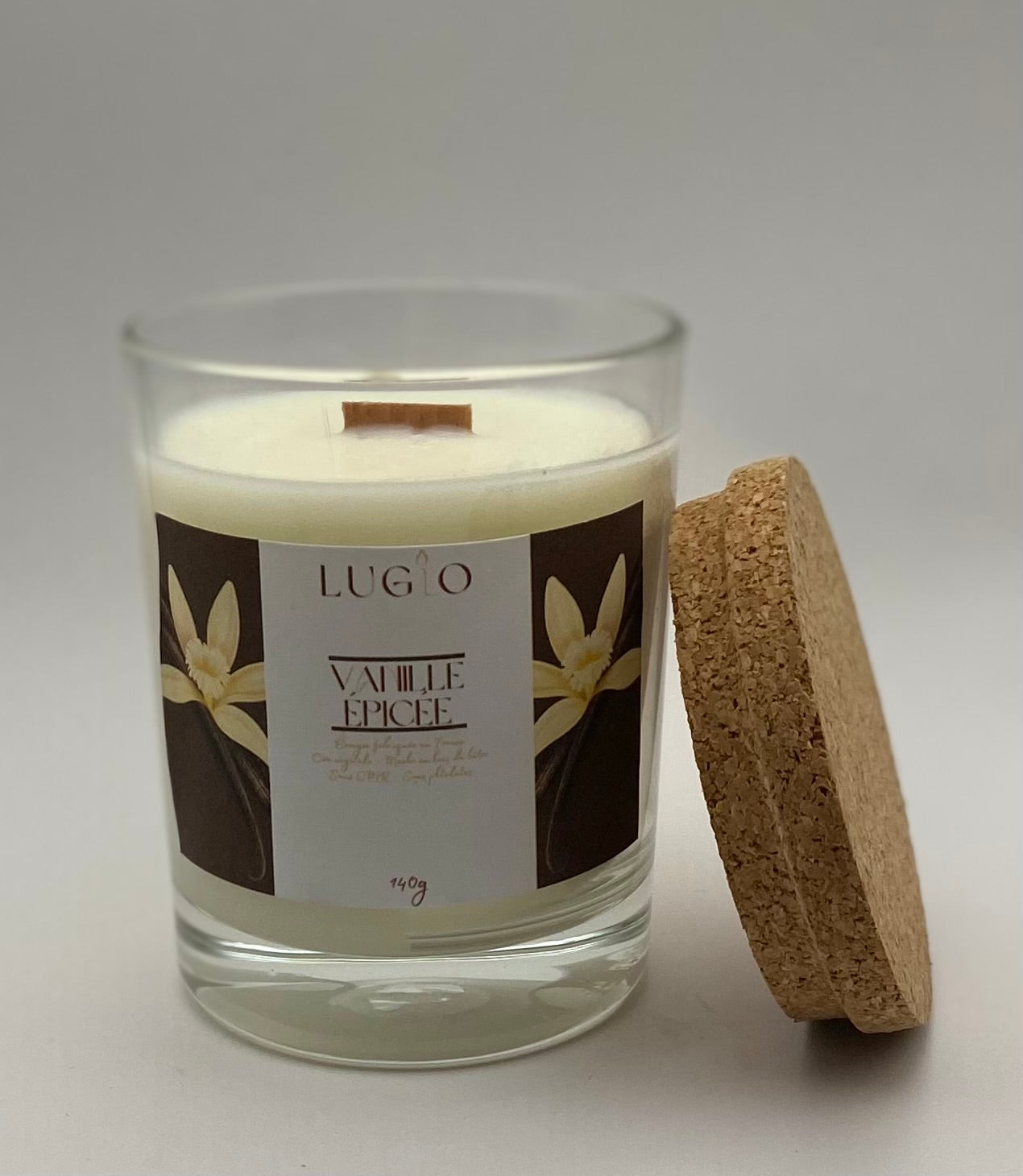 Bougie vanille épicée 140g