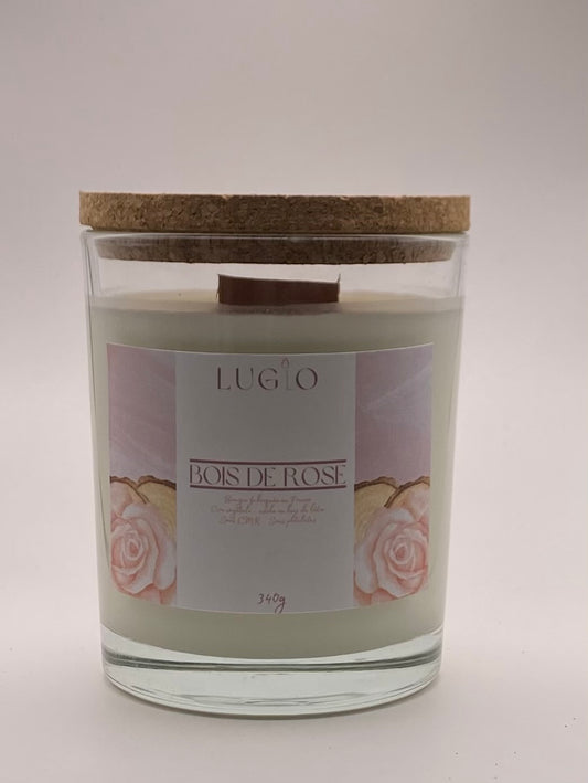 Bougie bois de rose 340g