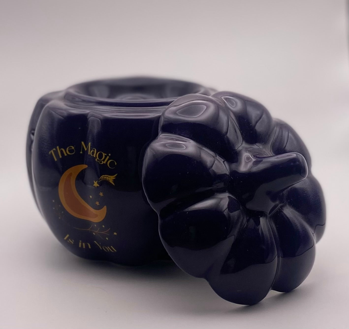 Citrouille magie d'automne bleu nuit