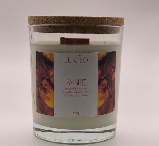 Bougie ambre 340g