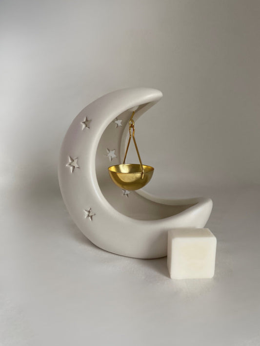 Brûleur croissant de lune (blanc)