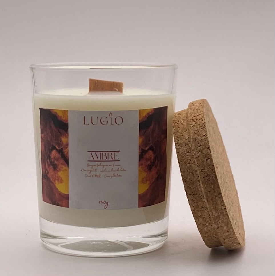 Bougie ambre 140g